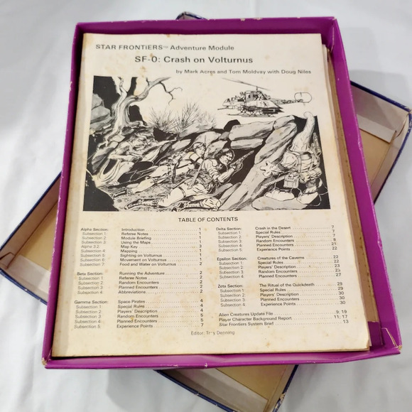 Vintage Game Star Frontiers Alpha Dawn 1983 Sci- Fi RPG TSR, Inc - Picture 5 of 17